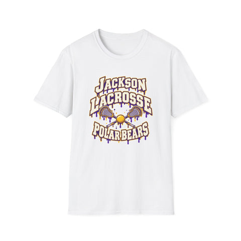 Jackson Polar Bears Lacrosse Drip T-Shirt