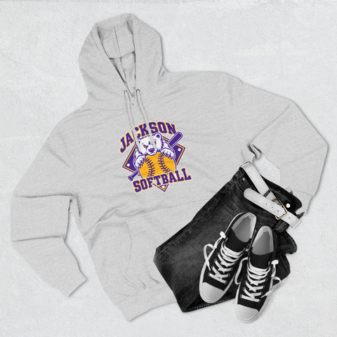 Jackson Polar Bears Softball Mascot Hoodie