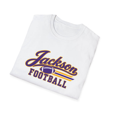 Jackson Polar Bears Football Retro Script T-Shirt