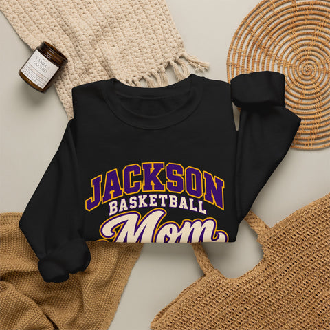 Jackson Polar Bears Basketball Mom Crewneck