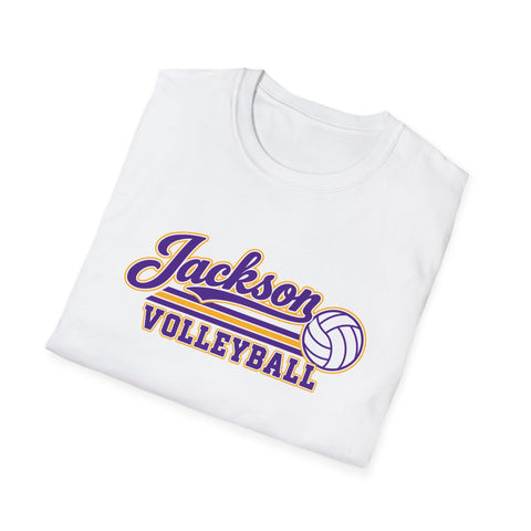 Jackson Polar Bears Volleyball Retro Script T-Shirt