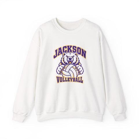 Jackson Polar Bears Volleyball Mascot Crewneck Sweatshirt
