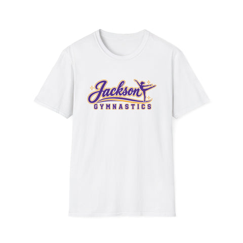 Jackson Polar Bears Gymnastics Retro Script T-Shirt