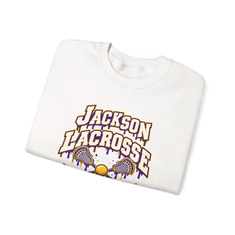Jackson Polar Bears Lacrosse Drip Crewneck