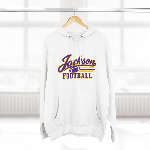 Jackson Polar Bears Football Retro Script Hoodie