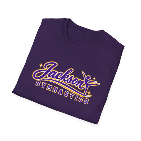 Jackson Polar Bears Gymnastics Retro Script T-Shirt