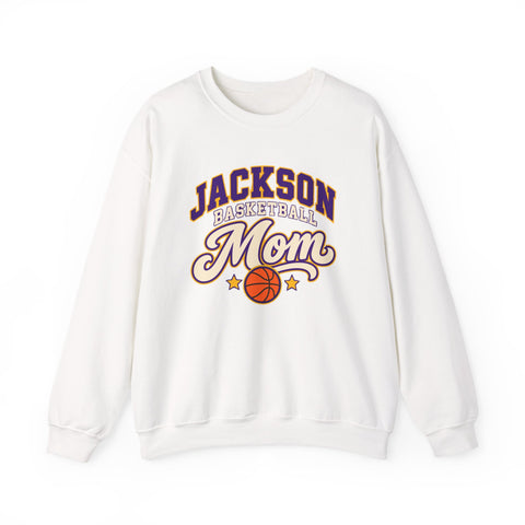 Jackson Polar Bears Basketball Mom Crewneck