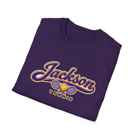 Jackson Polar Bears Tennis Retro Script T-Shirt