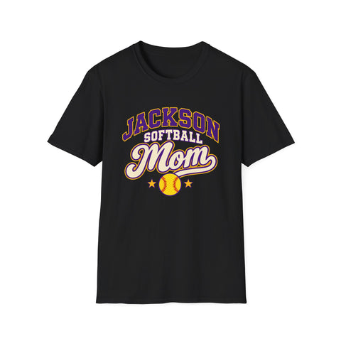 Jackson Polar Bears Softball Mom T-Shirt