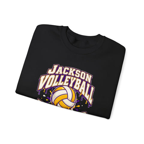 Jackson Polar Bears Volleyball Drip Crewneck