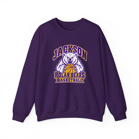 Jackson Polar Bears Basketball Mascot Crewneck Sweatshirt