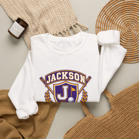 Jackson Polar Bears Golf Varsity Crest Crewneck Sweatshirt