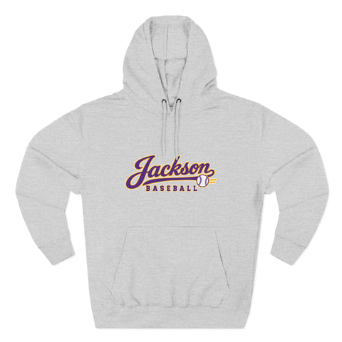 Jackson Polar Bears Baseball Retro Script Hoodie