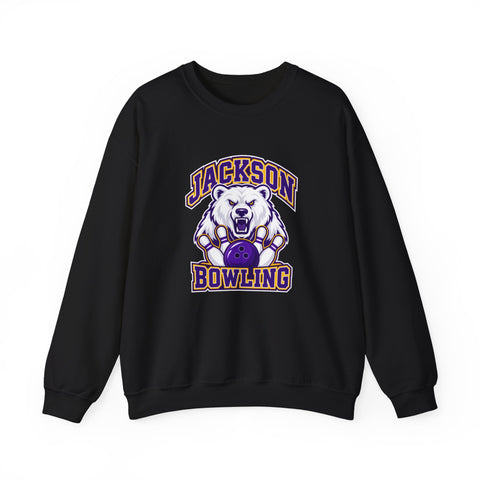 Jackson Polar Bears Bowling Mascot Crewneck Sweatshirt