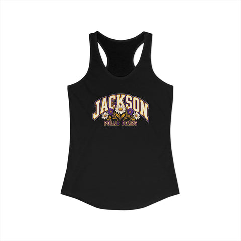 Jackson Polar Bears Women’s Wildflower Varsity Racerback Tank