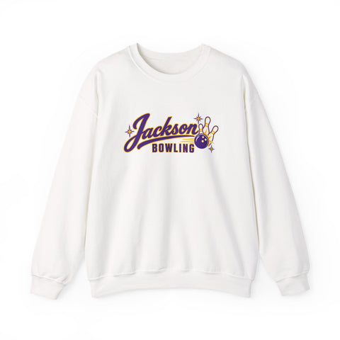 Jackson Polar Bears Bowling Retro Script Crewneck Sweatshirt