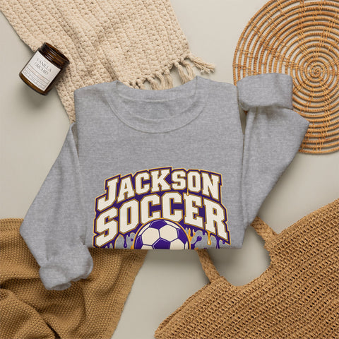 Jackson Polar Bears Soccer Drip Crewneck