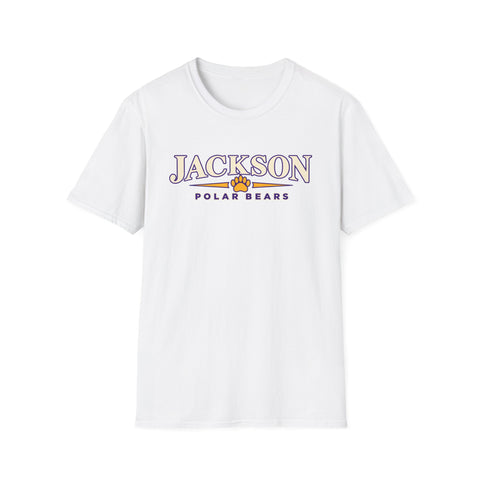 Jackson Polar Bears Classic Serif Paw T-Shirt