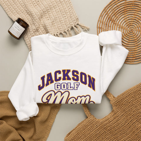 Jackson Polar Bears Golf Mom Crewneck