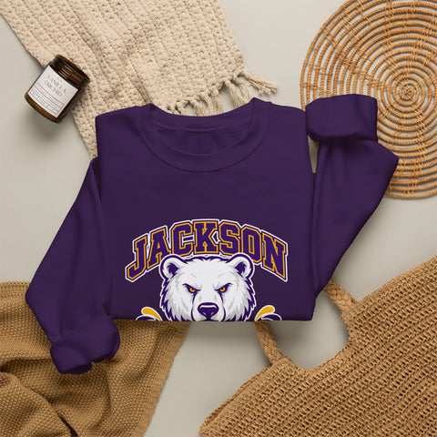Jackson Polar Bears Swim & Dive Mascot Crewneck Sweatshirt