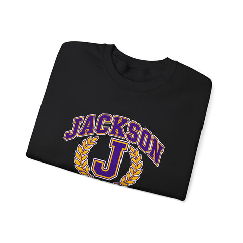 Jackson Polar Bears Wrestling Varsity J Crewneck Sweatshirt