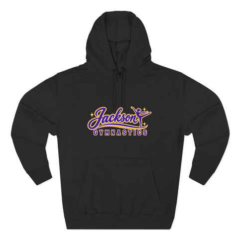 Jackson Polar Bears Gymnastics Retro Script Hoodie