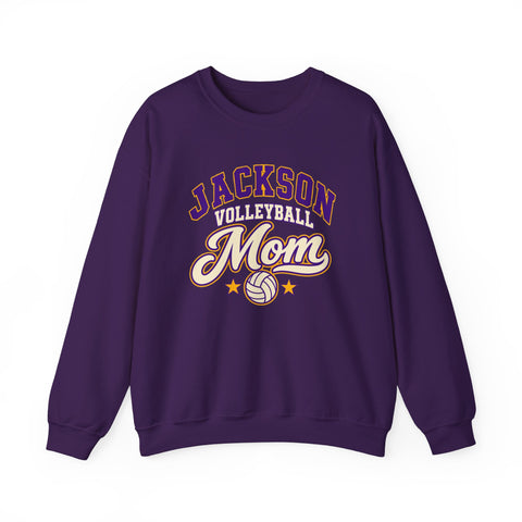 Jackson Polar Bears Volleyball Mom Crewneck