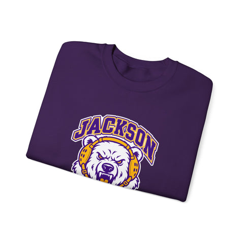 Jackson Polar Bears Wrestling Mascot Crewneck Sweatshirt