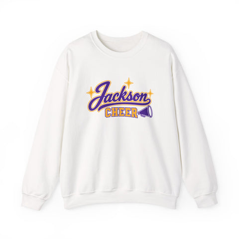 Jackson Polar Bears Cheer Retro Script Crewneck Sweatshirt