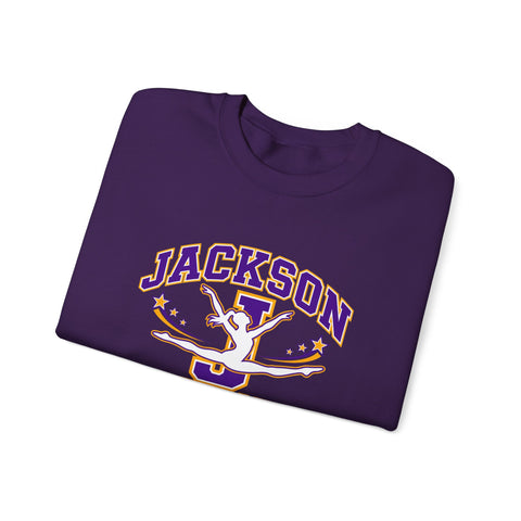 Jackson Polar Bears Gymnastics Varsity J Crewneck Sweatshirt