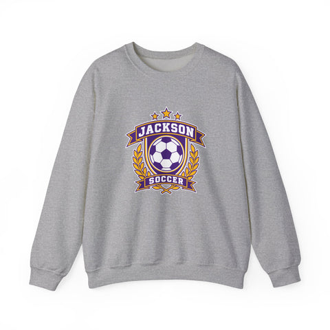 Jackson Polar Bears Soccer Retro Crest Crewneck Sweatshirt