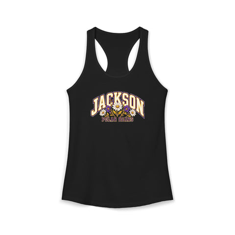 Jackson Polar Bears Women’s Wildflower Varsity Racerback Tank