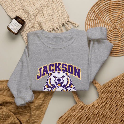 Jackson Polar Bears Volleyball Mascot Crewneck Sweatshirt