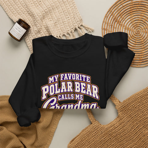 Jackson Polar Bears My Favorite Polar Bear Grandma Crewneck