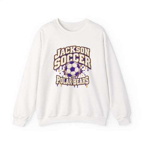 Jackson Polar Bears Soccer Drip Crewneck