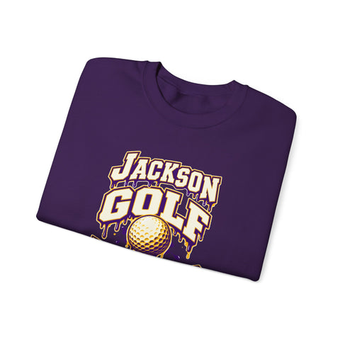 Jackson Polar Bears Golf Drip Crewneck