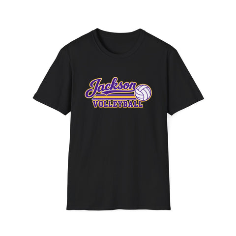 Jackson Polar Bears Volleyball Retro Script T-Shirt
