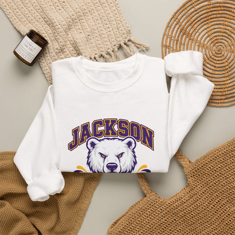 Jackson Polar Bears Swim & Dive Mascot Crewneck Sweatshirt