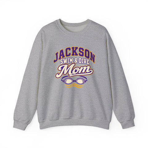 Jackson Polar Bears Swim & Dive Mom Crewneck
