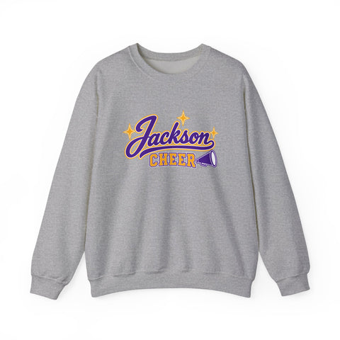 Jackson Polar Bears Cheer Retro Script Crewneck Sweatshirt
