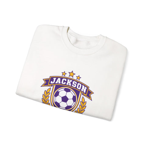 Jackson Polar Bears Soccer Retro Crest Crewneck Sweatshirt