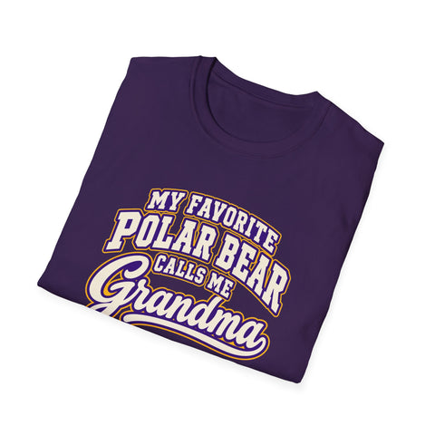Jackson Polar Bears My Favorite Polar Bear Grandma T-Shirt