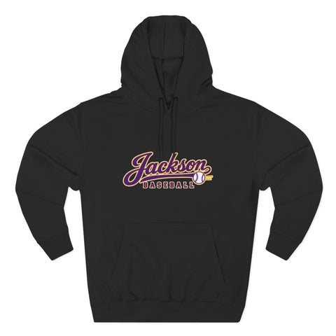 Jackson Polar Bears Baseball Retro Script Hoodie