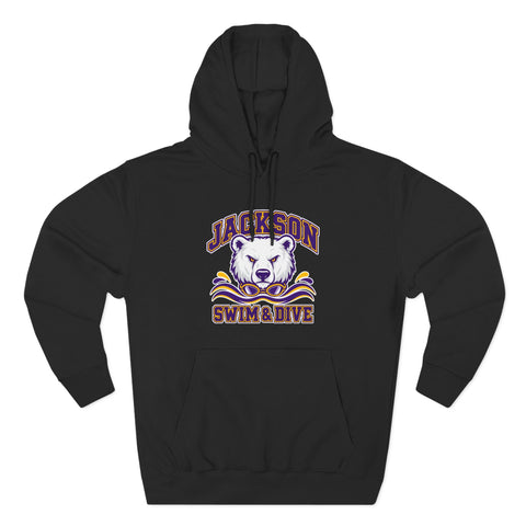 Jackson Polar Bears Swim & Dive Mascot Hoodie