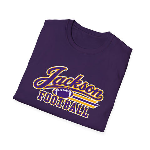 Jackson Polar Bears Football Retro Script T-Shirt