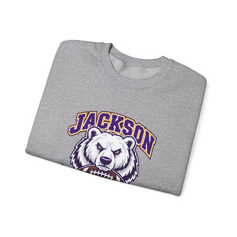 Jackson Polar Bears Football Mascot Crewneck Sweatshirt