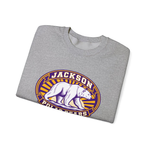 Jackson Polar Bears Heritage Bear Badge Crewneck