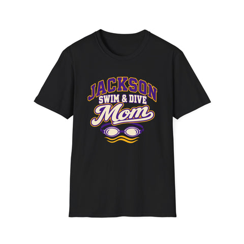 Jackson Polar Bears Swim & Dive Mom T-Shirt