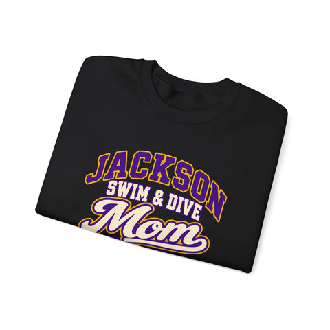 Jackson Polar Bears Swim & Dive Mom Crewneck