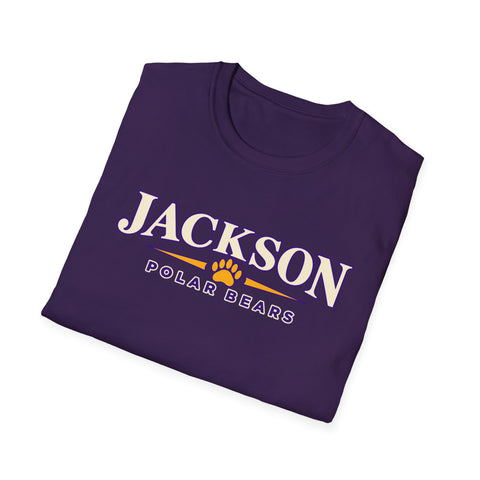 Jackson Polar Bears Classic Serif Paw T-Shirt